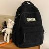 School bag Elementary school girl Junior high school student Corduroy backpack High school student college student backpack