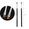 5Pcs Professionelle Schwarz Augenbraue Geneigt Flache Abgewinkelt Pinsel Make-Up-Tool Holz Pol Eyeliner Lidschatten Augenbraue Frauen Kosmetik