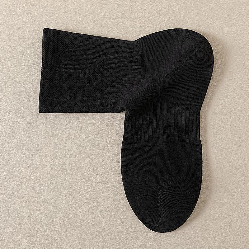 

Весна и Лето Однотонные Универсальные, Короткий Паголенок Мягкие, Большой Каблук Прямоугольный Рельефный Мужские Средние Голенища 1 pair чёрный