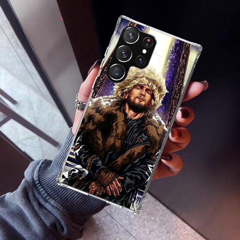 Husă de telefon Khabib Nurmagomedov Pentru Samsung Galaxy S23 S24 S25 Edge S26 Ultra S22 + S21 Plus S20 FE Carcasă Imprimare Silicon Ga