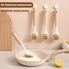Pot Brush Non-Slip Handle Sturdy Bristles Pot Cleaning Brush Kitchen Sinks Pans Pots Plates Dish Brush with Hanging Loop