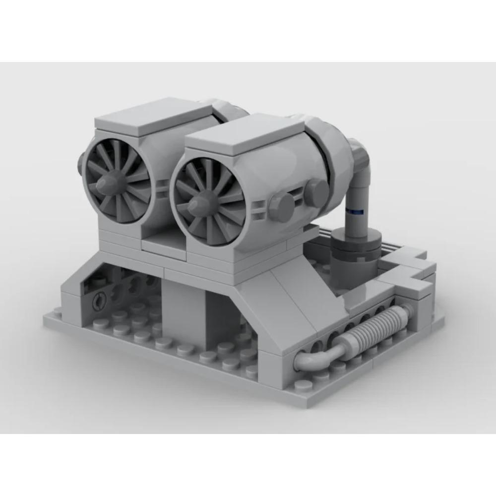 Spaceship future war weapon module MOC Avorion, 4PX,Dyson, X4, no man's sky DIY enlighten block bricks,Compatible