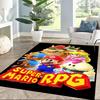 Super Mario Party Fun Square rugs are a great choice for living rooms, bedrooms, home décor, and as gifts.