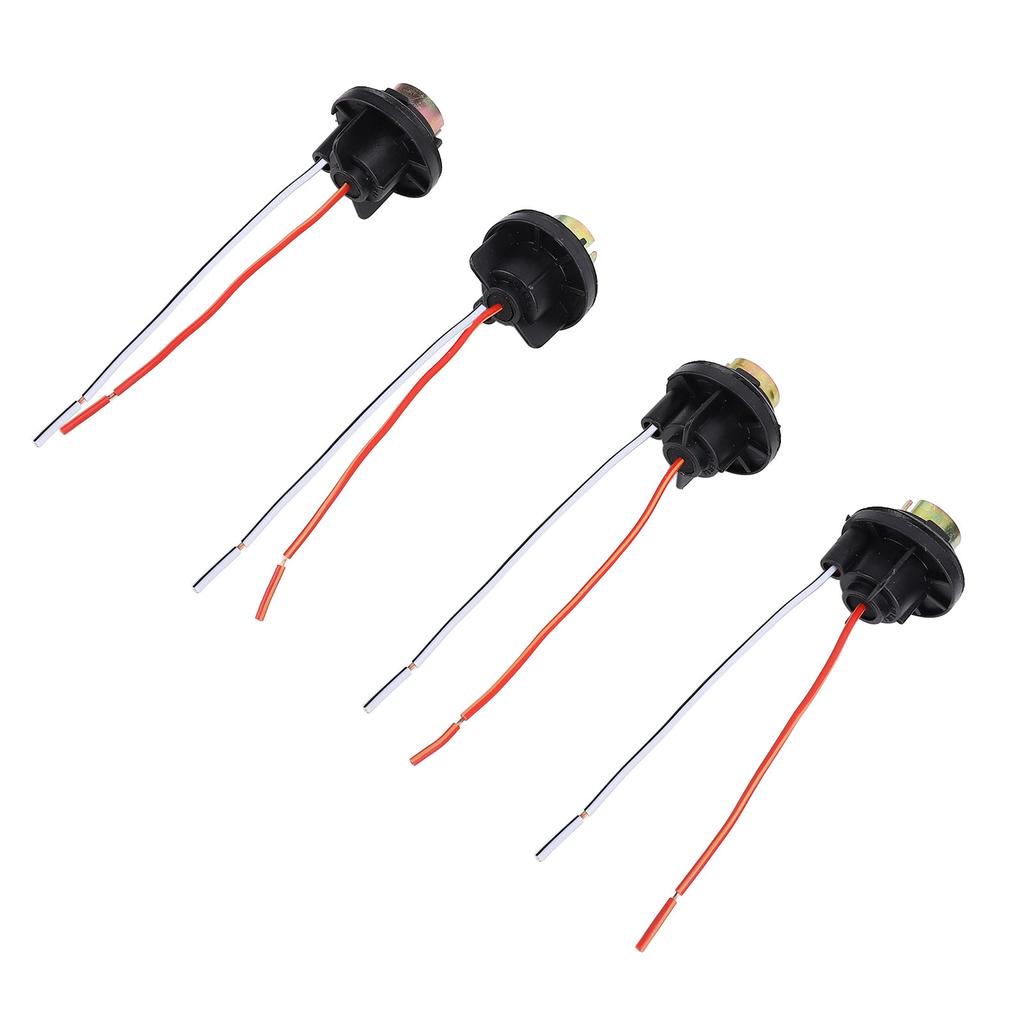 4er-Pack Rücklichtfassung, vorverdrahtet, wasserfest, DC12 bis 24 V, 1156 BA15S Rücklicht-Birnenfassung