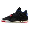 Air Jordan 4 Retro PS Rare Air Kids Sneakers Black Fire-Red Deep-Royal-Blue IB4388-003