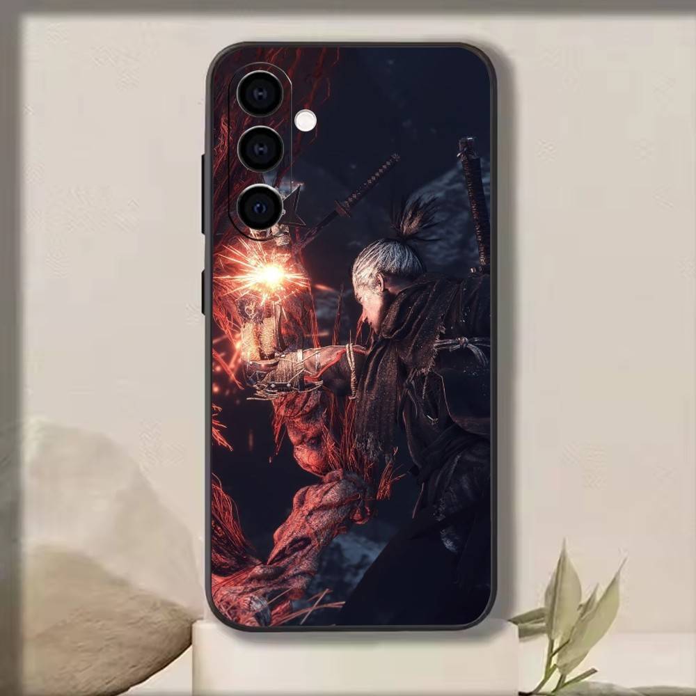 Sekiro Shadows Die Twice Phone Case For Samsung Galaxy A73,A72,A71,A70,A53,A52,A51,Soft Silicone Black Cover