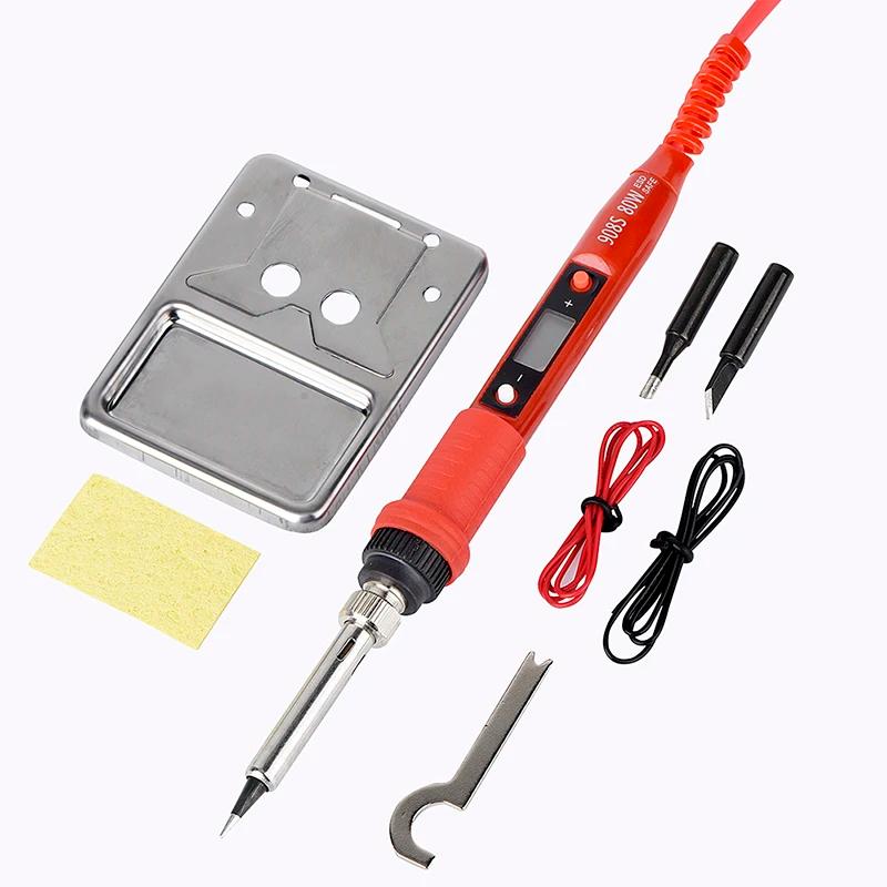 JCD 908S 220V 80W LCD Adjustable Temperature Electric Soldering Iron