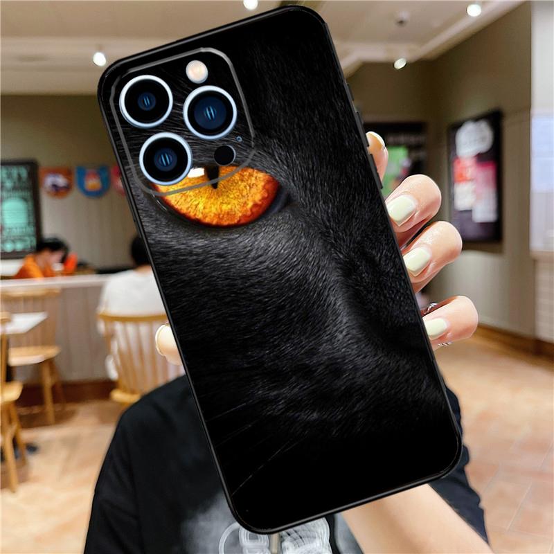 Cheetah Panther Phone Case For iPhone 11 12 13 14 16 15 Pro Max Mini XS X XR 7 8 Plus Soft Cover Shell