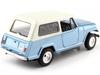 Welly Jeep scale miniature Jeep Jeepster Commando Station Wagon 1/24 (Blue)