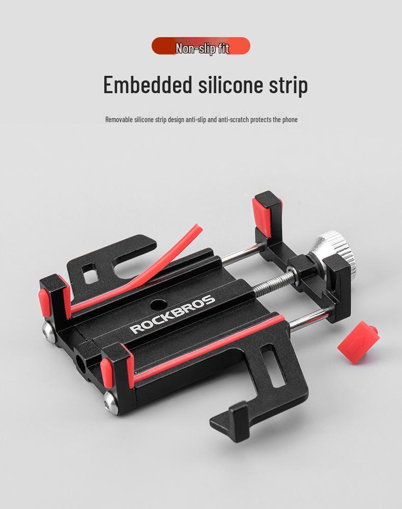 Stoßfeste Handyhalterung aus Aluminiumlegierung für Fahrräder, E-Fahrzeuge und Motorräder