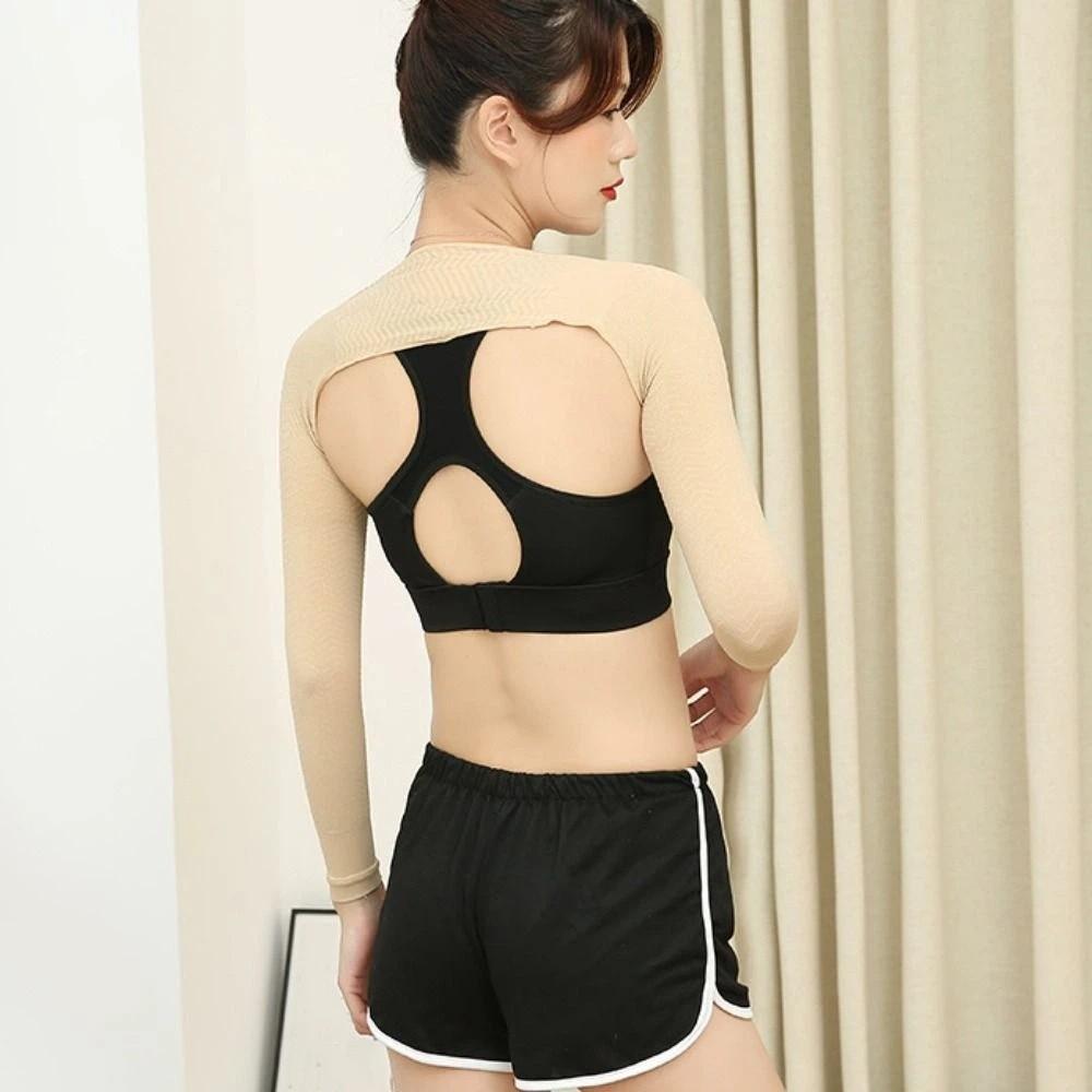 Long Sleeve Sports Body Shaper Shoulder Pulling Yoga Underwear Women Slimming Shapewear Sports