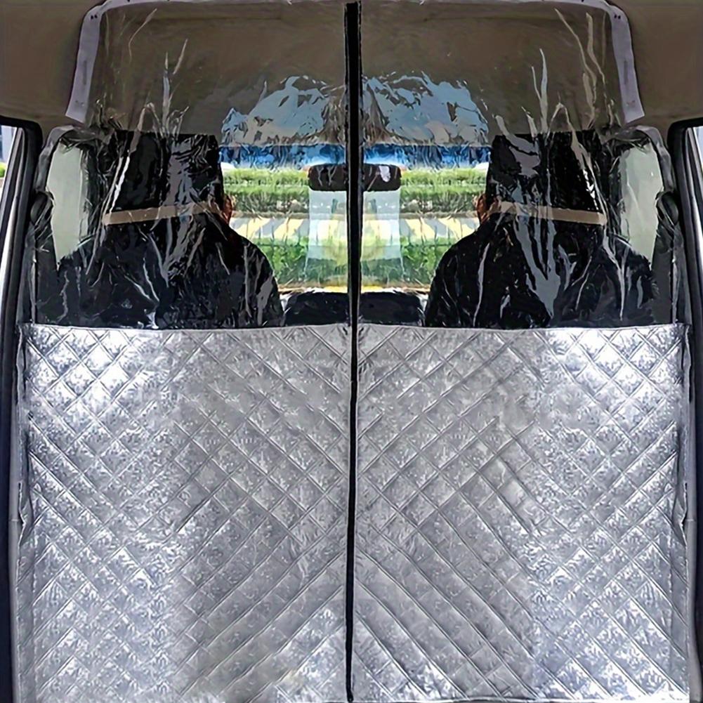 Car Divider Isolation Curtain Air-Conditioning Sunshade Auto Divider Heat Insulation Curtain for Ford Highroof Camper Van Part