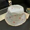 Denim Embellished Floral Fishing Hat For Comfortable Spring Wear Everyone For