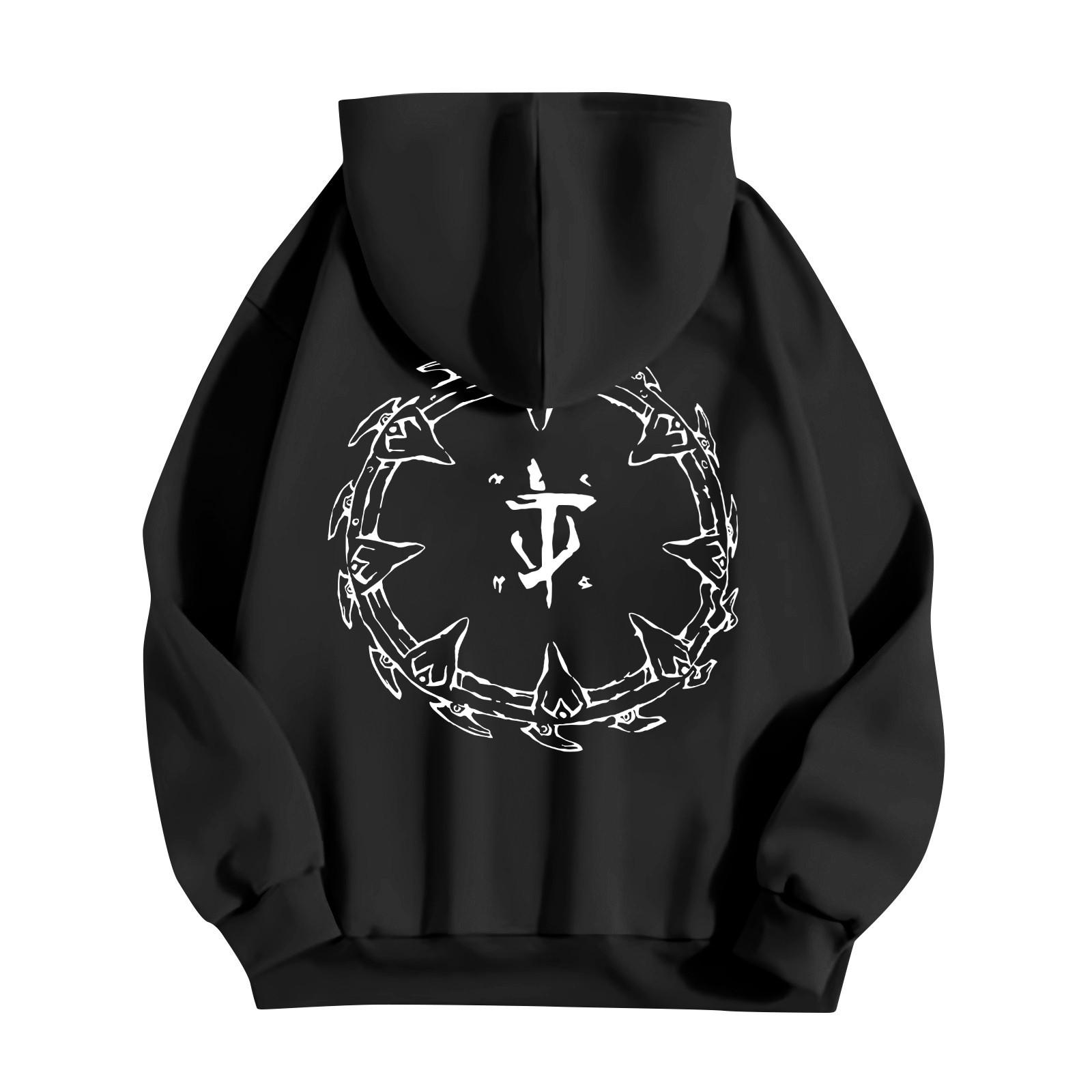 

Толстовка-свитшот с цветным принтом для взрослых L чёрный