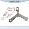 Cable Machine Attachment Fitness Equipment Pull Down Accessory Muscle Building Stainless Steel