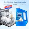 Dishwasher Detergent Set: Powder, Rinse Aid, Salt, Quick-Dissolve Formula for Stubborn Stains