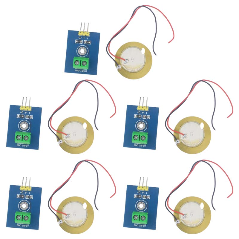 

5PCS Drum Simulate Piezoelectric Sensor Analog Ceramic Vibration Sensor Module Piezoelectricity For Arduino DIY KIT