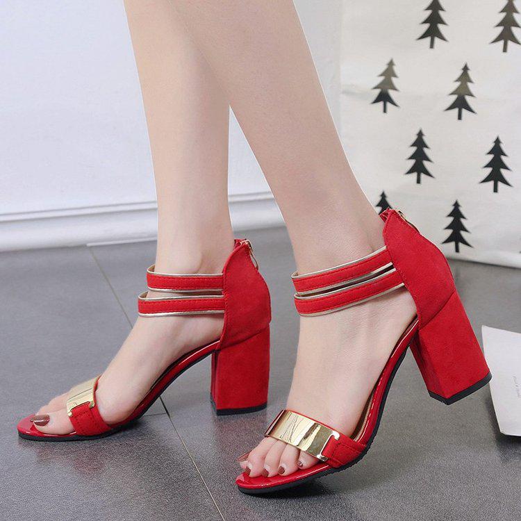 Verano nuevas sandalias de mujer sexy tacón alto tacón grueso zapatos de  mujer comprar a buen precio — entrega gratuita, reseñas reales con fotos —  Joom
