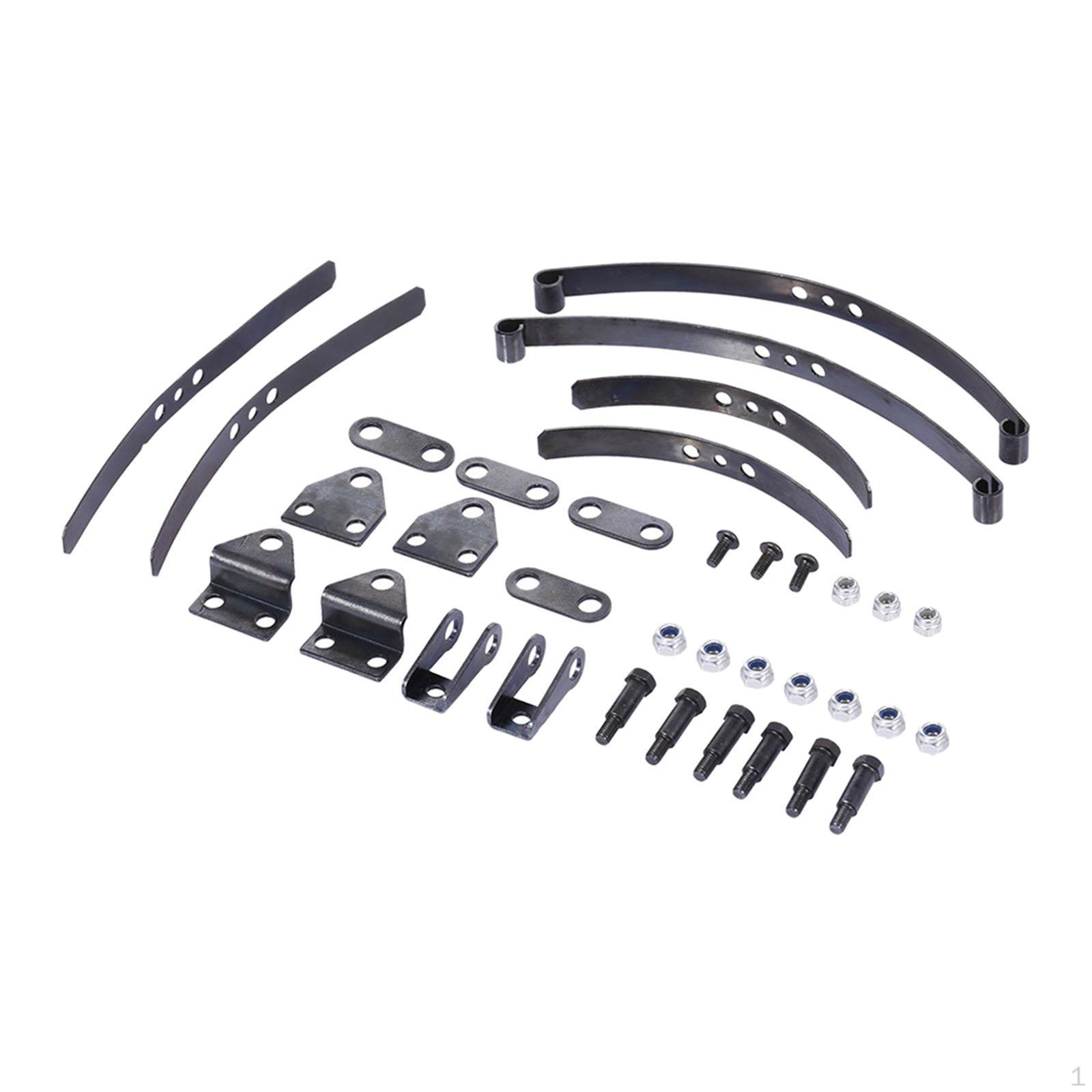 

Kit :14 Scale RC Tractor, s Set Chassis Suspencion /14 Car Upgrade Parts Front