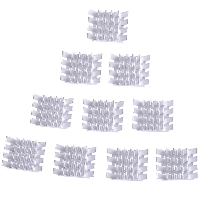 10 Pcs Aluminium Heatsink Computer Cooler Radiator Heat Sink For Motherboard