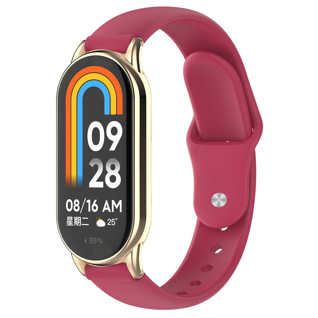 12mm Silicone Strap For Xiaomi Band 9 8 NFC Smart Watch Bracelet Strap For Huawei Band 10 9 8 NFC Case Cover Strap  Accessories