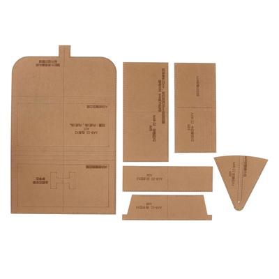 Wallet Acrylic Template Handbag Zipper Wallet Making Stencil Acrylic Template Set for Long Wallets