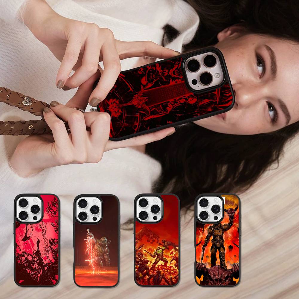 1PC Heartstopper Phone Case For Iphone 17 Air 16 15 14 13 12 11 Pro Max PC TPU Black Hard
