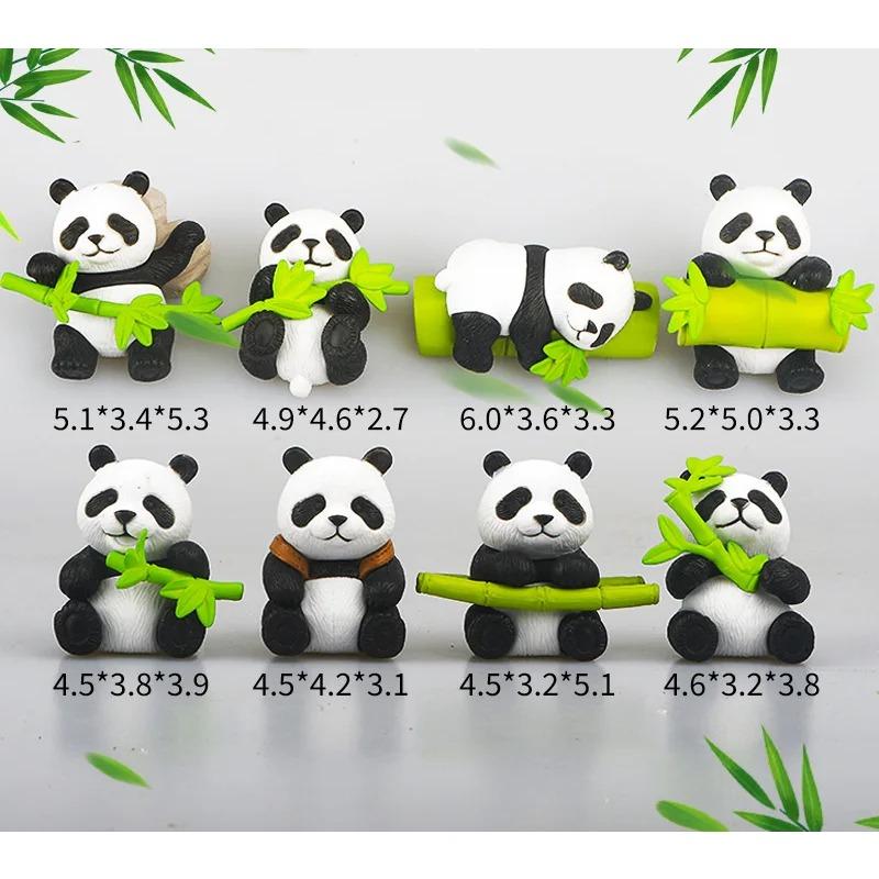 

Украшение для автомобиля, милая фигурка маленькой панды, украшение для центральной консоли, экрана приборной панели, микропейзаж, аксессуары для самостоятельного изготовления