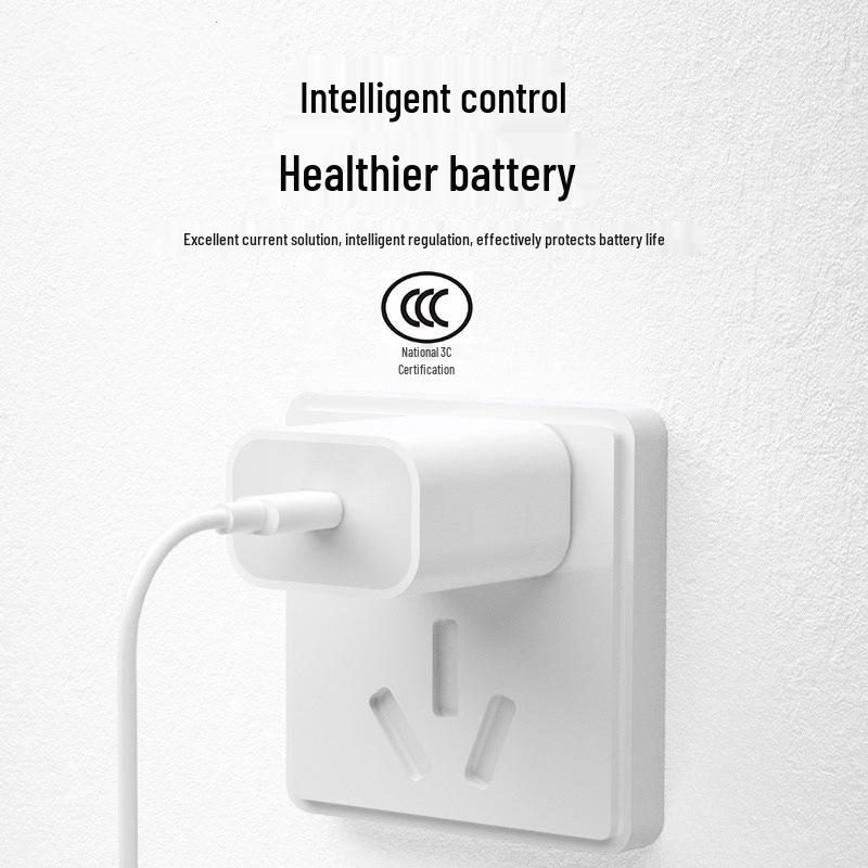 3C Certified 20W PD Fast Charger Kit for iPhone 14 with Type-C Cable