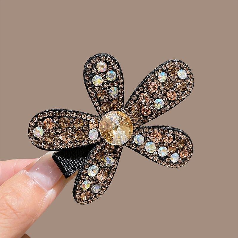 Vintage Flower Hair Clip For Women Girls Sweet Hair Ornament Side Hairpin Hair Accessories