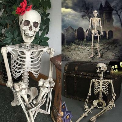 Cadılar Bayramı İskelet Dekorları Tam Vücut Sahte İnsan İskeleti Dekorasyon Sahne