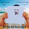 Placa Grande Perler com 104 Pinos 2,6 mm, Resistente a Altas Temperaturas, Ferramenta de Base Não Deformável