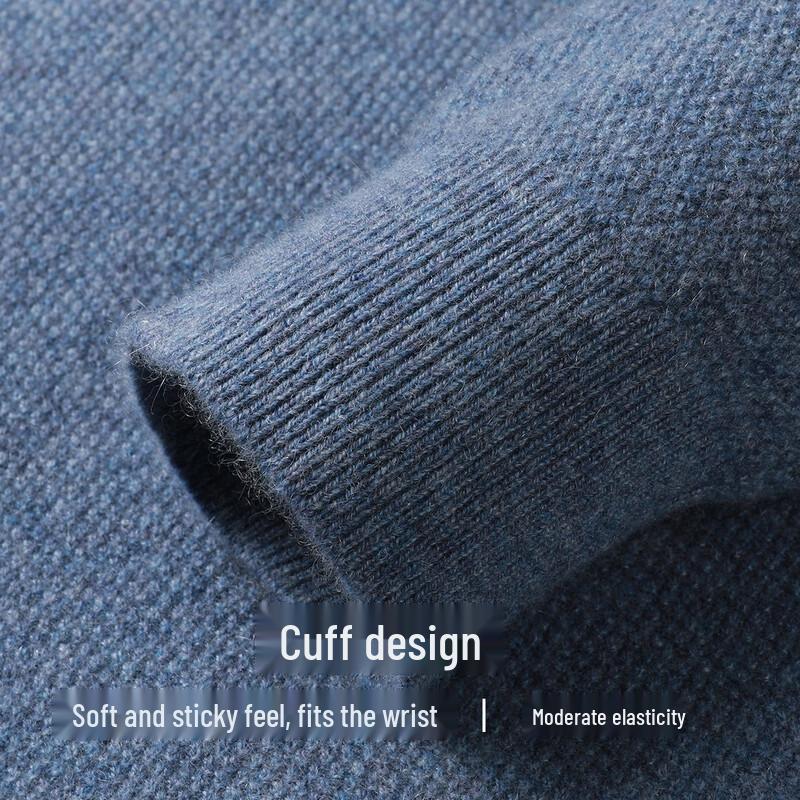 Men's 100% Cashmere Mock Neck Sweater