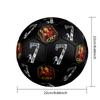 Ronaldo's Golden Cr7 Logo Size 5 Soccer Ball Machine Sewn Indoor/Outdoor Universal Football Unique Gift for Soccer Lovers Birthday/Christmas Wedding P
