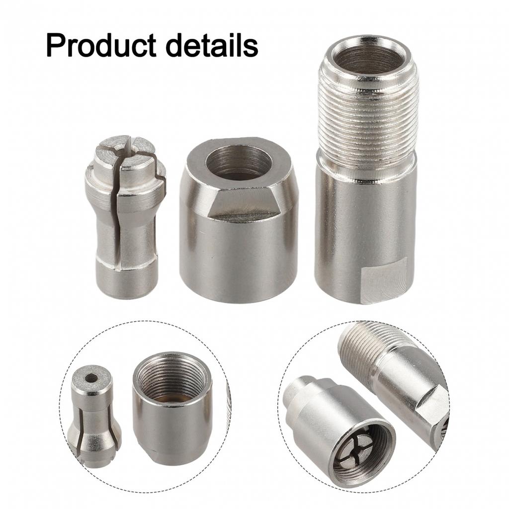 Compatible With 3mm And 6mm Chucks Angle Grinder Adapter Straight Grinder Chuck