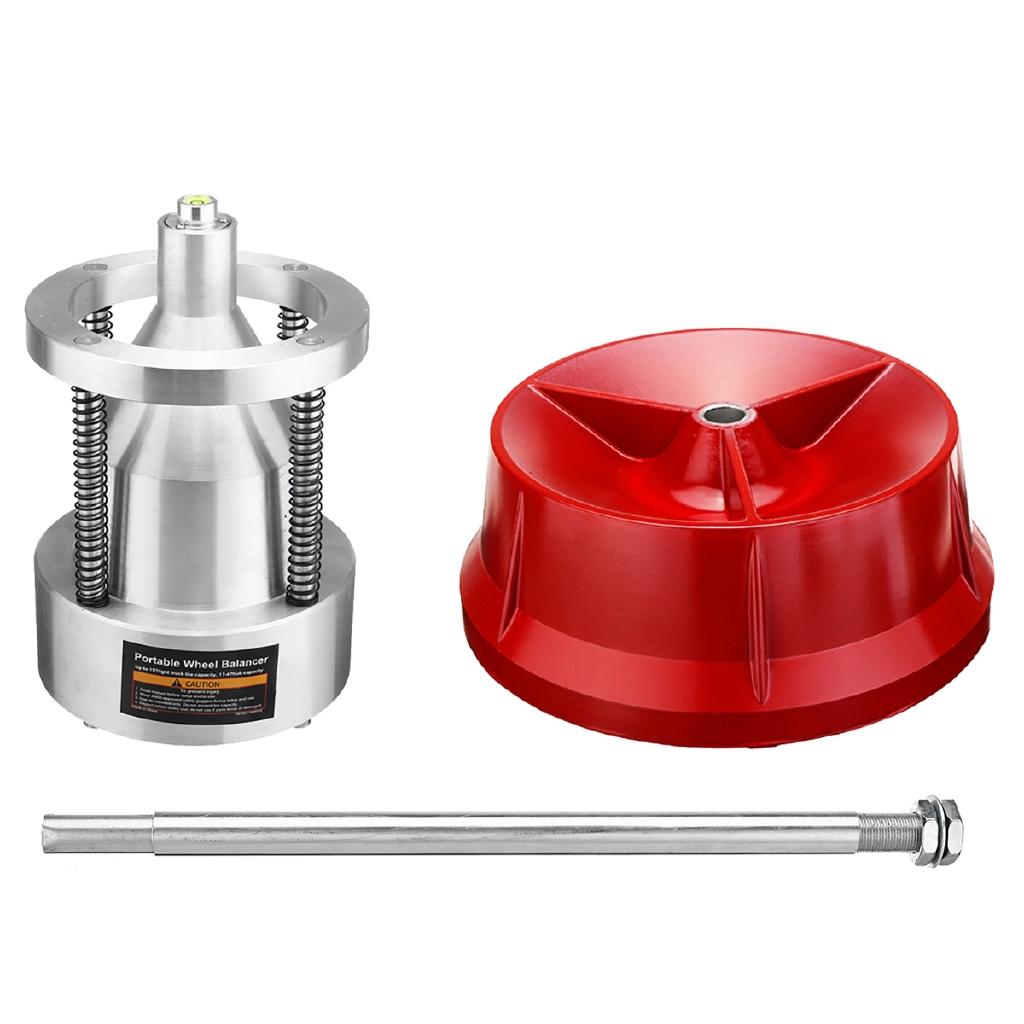 Car Truck Portable Hubs Wheel Tire Balancer Bubble Level Heavy Duty Rim Car Tire Wheel Balancer Auto Tyre Balancing Machine New