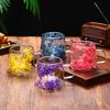 200ML Double-layer Glass Transparent Dried Flower Glass Coffee Milk Cup Creative Gift Thermal Insulation Water Cup