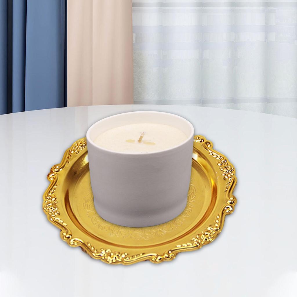Podnos na svícny Farmhouse Talíř na svíčky Stylový Odolný Servírovací podnos Podnos na vystavení šperků pro Dekorace Restaurace Bufet