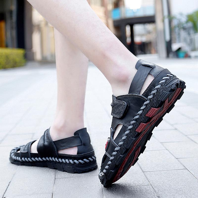 Nueva Moda Verano Hombres Zapatos de Playa al Aire Libre Zapatos Planos  Suaves Zapatos Casuales Hombre Sandalias Talla40-47 comprar a buen precio —  entrega gratuita, reseñas reales con fotos — Joom