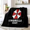 The sci-fi game Resident Evil features the Umbrella Corporation blanket a soft home furnishing nap decoration a warm Sherpa blanket for all seasons U3
