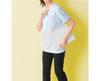 Anfamie Nurse Scrubs, Powder Stretch, Color-Coordinated Pockets, Antibacterial, Odor Resistant, Opaque, Moisture-Wicking, Quick-Drying, Navy X Burgund
