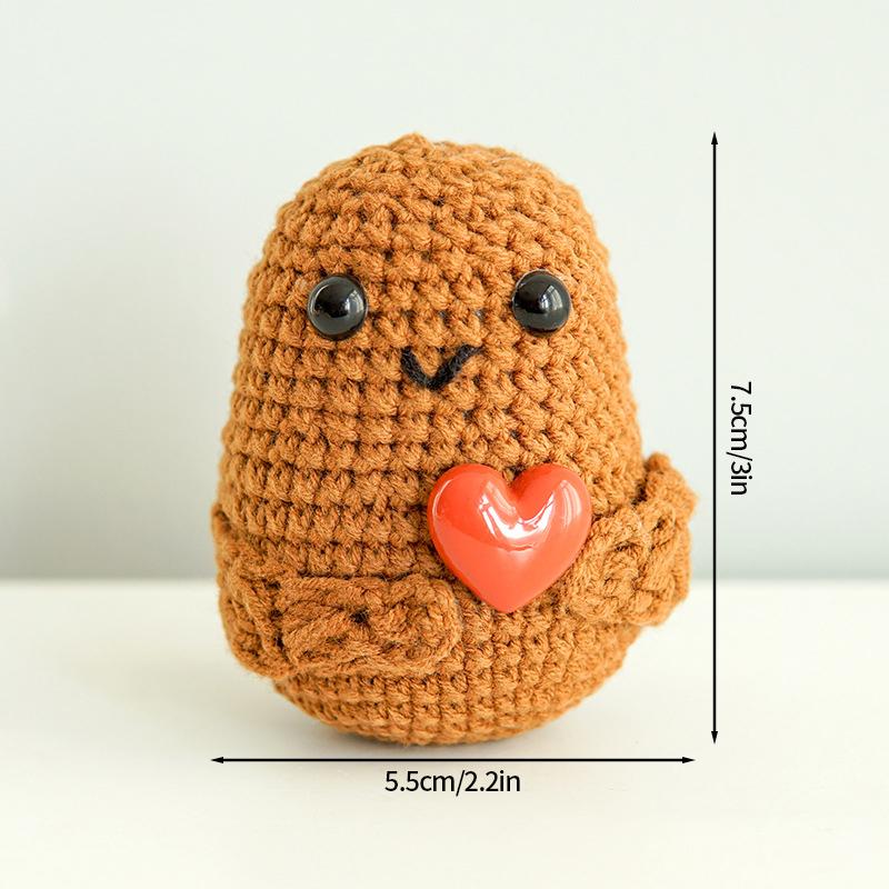 Cartofi croșetat Artificial Croșetat Cartofi Kit de jucărie Accesorii pentru birou Ornament de birou pentru cameră Decor pentru cameră pentru copii Decor pentru acasă