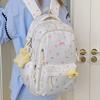 Summer new primary school students cute schoolbag, college students sweet girl schoolbag large capacity backpack