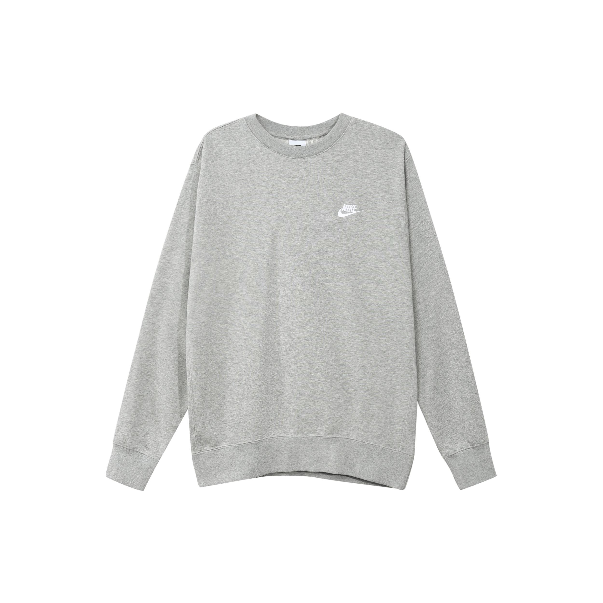 Nike Men Sportswear Club French Terry Crew Gray Men s BV2667-063 XL