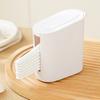 Spoon Storage Box Kitchen Cutlery Organizer Bottom Design Easy to Dust-Proof Cover Hollow Clean Spoon