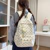 Campus Schoolbag Student Polka Dot Backpack Large Capacity Women's Backpack