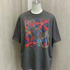 Baseball Game Day Floral Collage Graphic T Shirt Unisex Oversized Loose Cotton Short Sleeve Tee Retro Sport Flower Print
