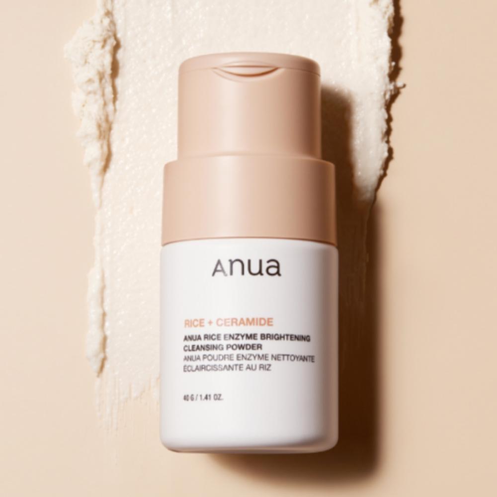 

Anua Rice Enzyme Brightening Cleansing Powder 40g +pack Brush