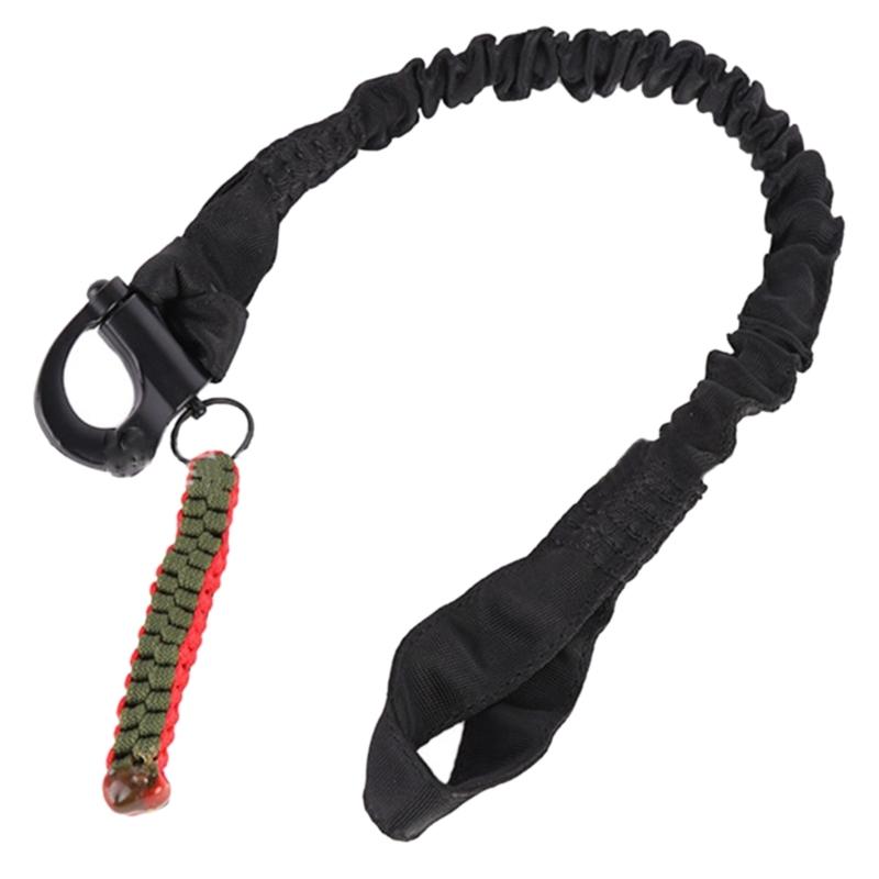 Quick Release Retractable Safety Sling Lanyard Adjustable Safety Rope Sling Nylon Belt Tactically Protective Sling