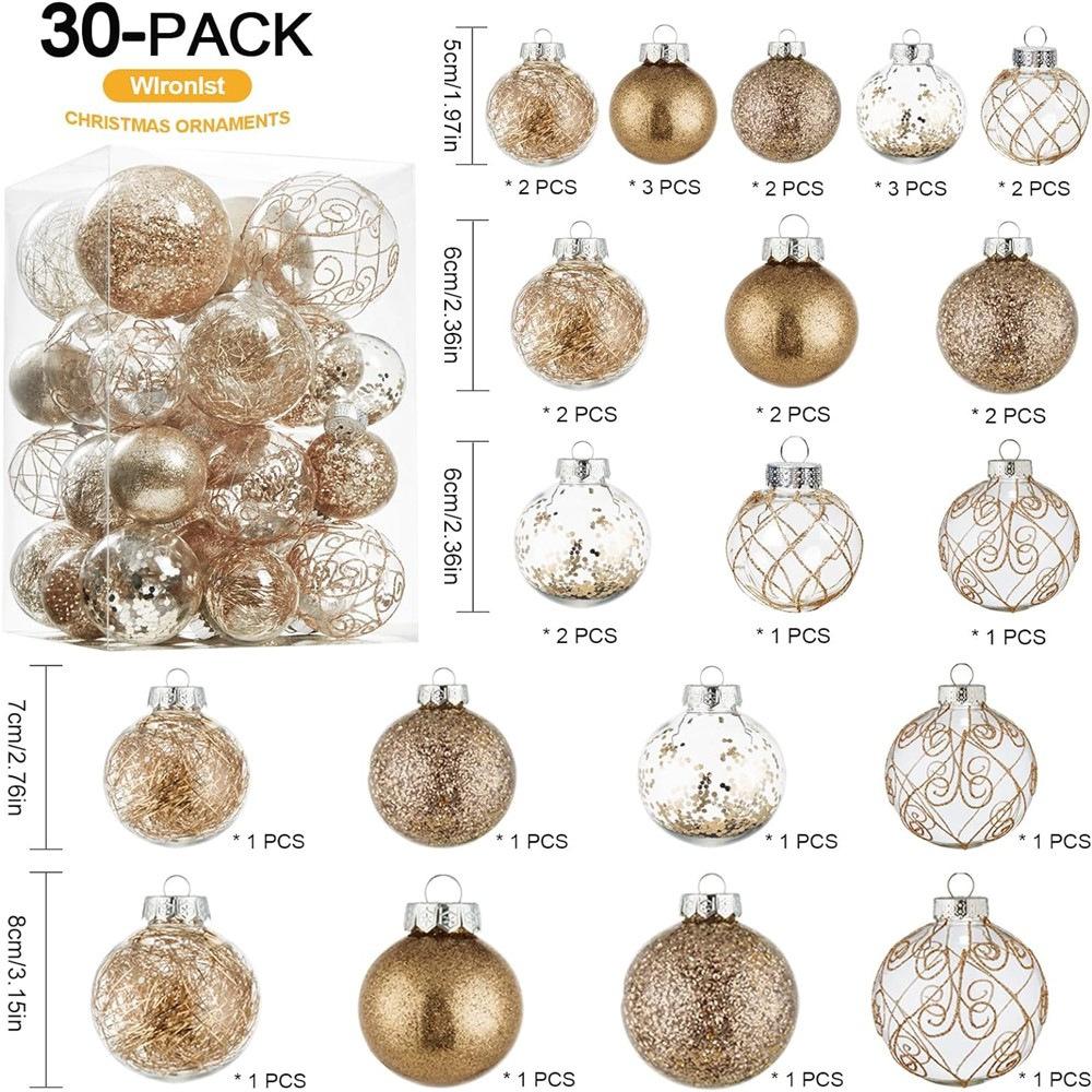 Christmas Decoration Ball 8cm Christmas Ball Window Decoration Hanging Ball Christmas Tree Decoration Pendant